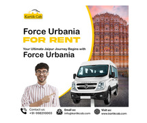 Force urbania rental for rajasthan tour