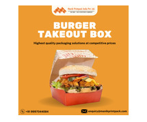 Elevate Your Brand with Custom Takeout Burger Boxes