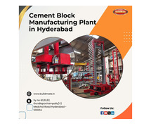 Cement Block Manufacturing Plant in Hyderabad