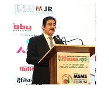 Sandeep Marwah Addresses the 10th India International MSME Expo, Highlights the Vital Role of MSMEs