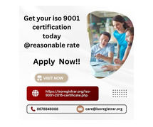 Get your iso 9001 certification today @reasonable rate