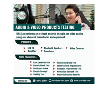 NABL Accredited Audio Video Testing Laboratory in Delhi