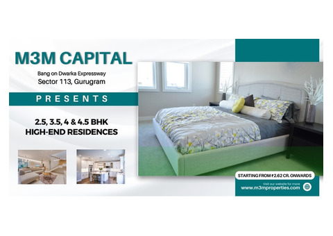 M3M Capital Sector 113 Gurgaon - Embrace A Life Of Relaxing Luxury