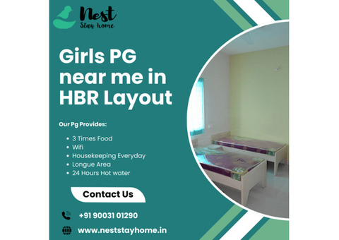 Girls PG near me in HBR Layout