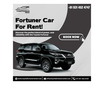 fortuner car on rent in jaipur