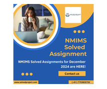 NMIMS Solved Assignment – Get Ahead in Your Studies!