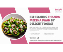 Refreshing Thanda Meetha Paan by Delight Foods!