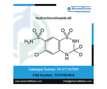 Hydrochlorothiazide-d2: Comprehensive Diuretic Solution by Pharmaffiliates