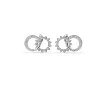 The Sun and Moon Diamond Stud Earrings