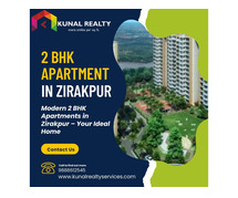 Modern 2 BHK Apartments in Zirakpur – Your Ideal Home