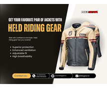 Get your favorate pair of jackets with Held riding gear!