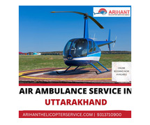 book your air ambulance service in uttrakhand