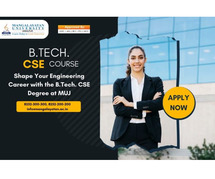 Shape Your Engineering Career with B.Tech CSE at MUJ.