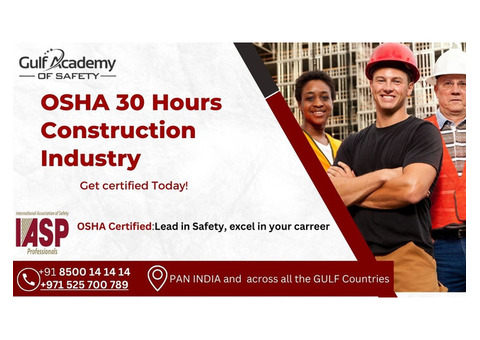 OSHA 30 Hours Construction Course | Gulf Academy of Safety