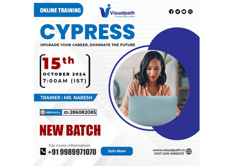 Cypress Online Training New Batch on 15th