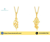 Buy Stylish Women's Gold Pendant at Karatcraft