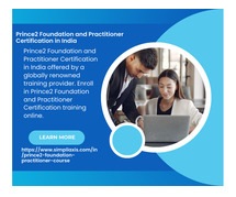 Prince2 Foundation and Practitioner Certification in India