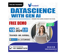 Online FREE DEMO on data science with generative ai course