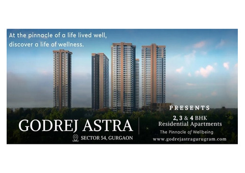 Godrej Astra Sector 54 Gurgaon - A Fortunate Home That Has It All