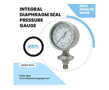 Integral Diaphragm Seal Pressure Gauge - Threaded | India Pressure Gauge