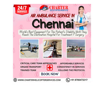 Air Ambulance Service in Chennai