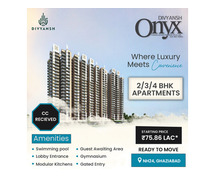 Divyansh Onyx Luxury 2/3/4 BHK Apartments, Ghaziabad