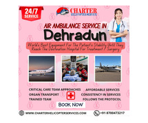 Air Ambulance Service in Dehradun