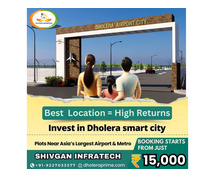 Plots near Asias Largest Dholera Airport Metro and Expressway