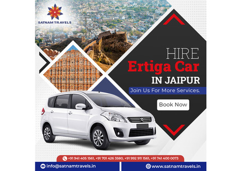 Ertiga Car rental in Jaipur