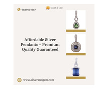 Affordable Silver Pendants – Premium Quality Guaranteed