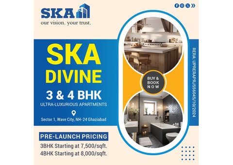 3 BHK Apartments In Ghaziabad by SKA Divine