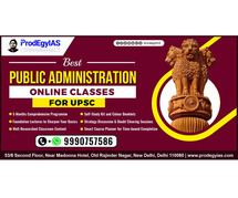 Best Online Classes for Public Administration for UPSC