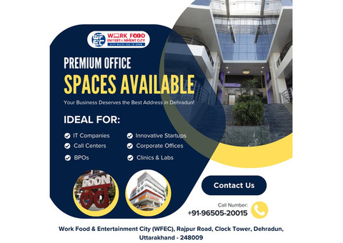 Rental Space and Office for Rent in WFECity, Dehradun