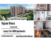 Vajram Vivera - 3 & 4 BHK Luxury Apartments on Kogilu Main Road, Bangalore for Upscale Living