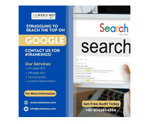 Struggling to Reach the Top on Google? Contact Us for #1 Rankings!