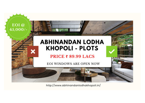 Abhinandan Lodha Khopoli - Residential Plots