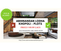 Abhinandan Lodha Khopoli - Residential Plots