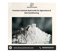 Premium Calcium Hydroxide for Agriculture & Soil Conditioning