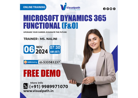 D365 Functional F&O Online Training Free Demo