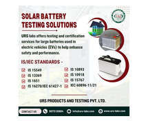 Solar Components Testing Labs in Gurugram