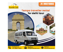 tempo traveller for rent in delhi