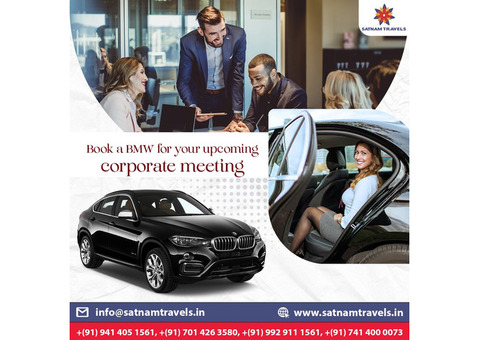 BMW Car Rental in Jaipur for Corporate Events & Weddings