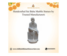 Handcrafted Sai Baba Marble Statues by Trusted Manufacturers