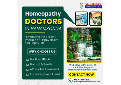 Experienced Homeopathy Doctors in Hanamkonda - Dr. Geetha’s Homeopathy Clinic