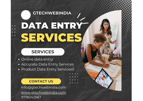 Reliable Data Entry Services for Enhanced Business Efficiency