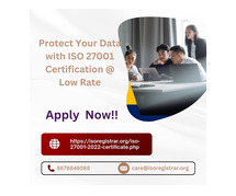 Protect Your Data with ISO 27001 Certification @ Low Rate