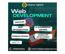 All Web Developer services Provide By EnhanceDihitech