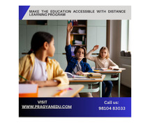 Make the Education Accessible with Distance Learning Program