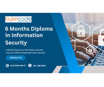 6-Month Diploma in Information Security Course in Delhi - Bytecode Cyber Security