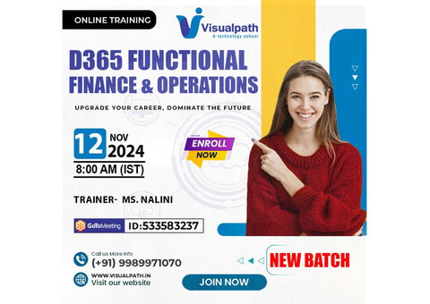 D365 Functional F&O Online Training New Batch